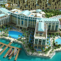 Modèle de développement hôtelier de la planification urbaine de Dubaï